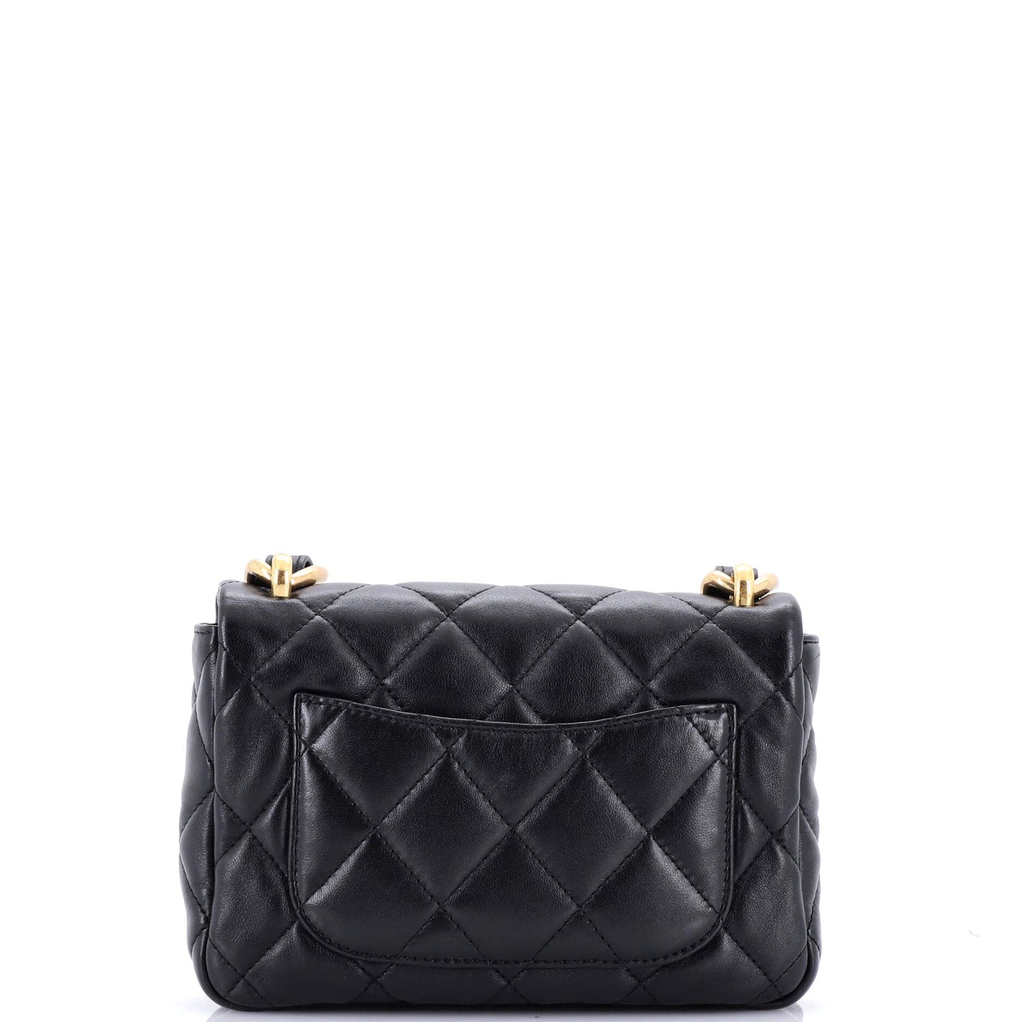 Funky Town Flap Bag Quilted Lambskin Small