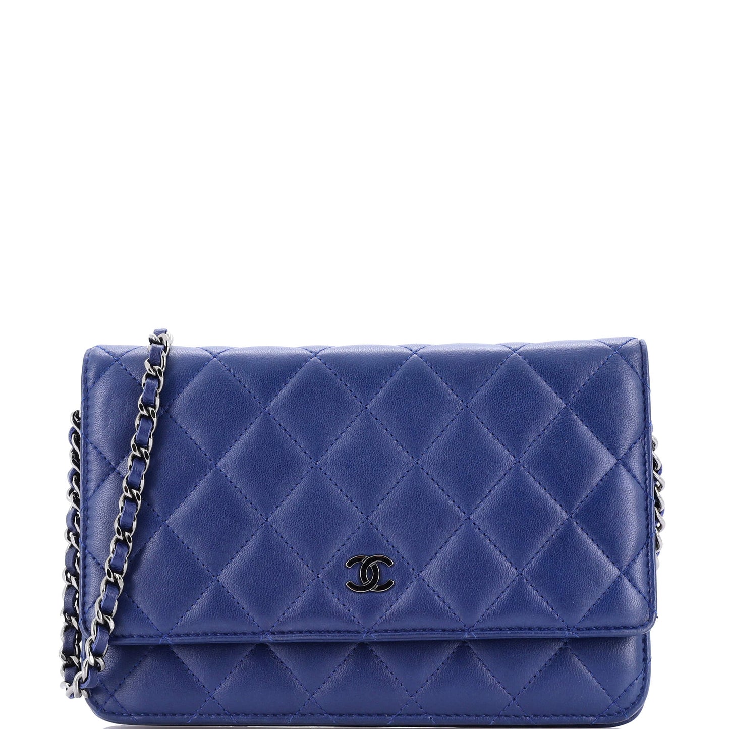Wallet on Chain Quilted Lambskin