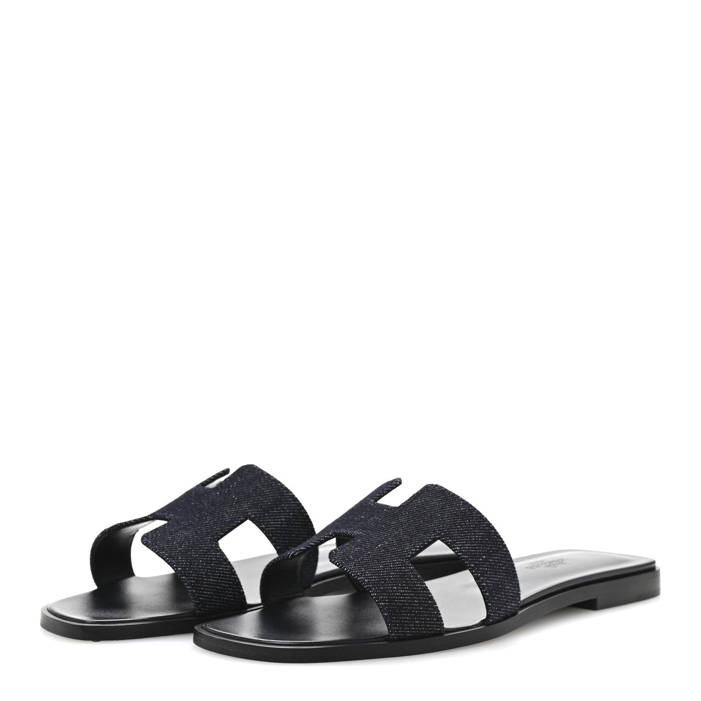 Amelia Denim Canvas Oran Sandals 37.5 Bleu Brut