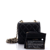 Trendy CC Clutch with Chain Quilted Lambskin Small