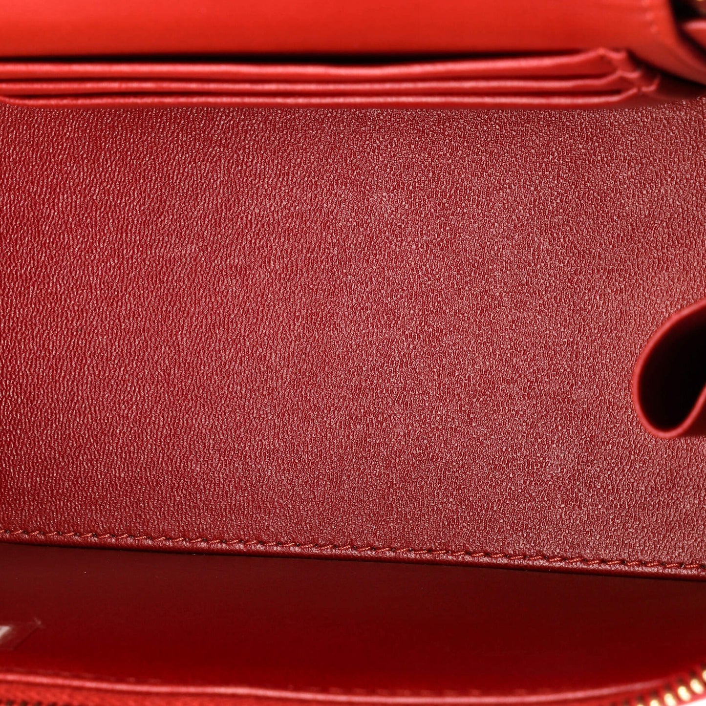 All Slide Long Vanity Case with Chain Quilted Lambskin Small