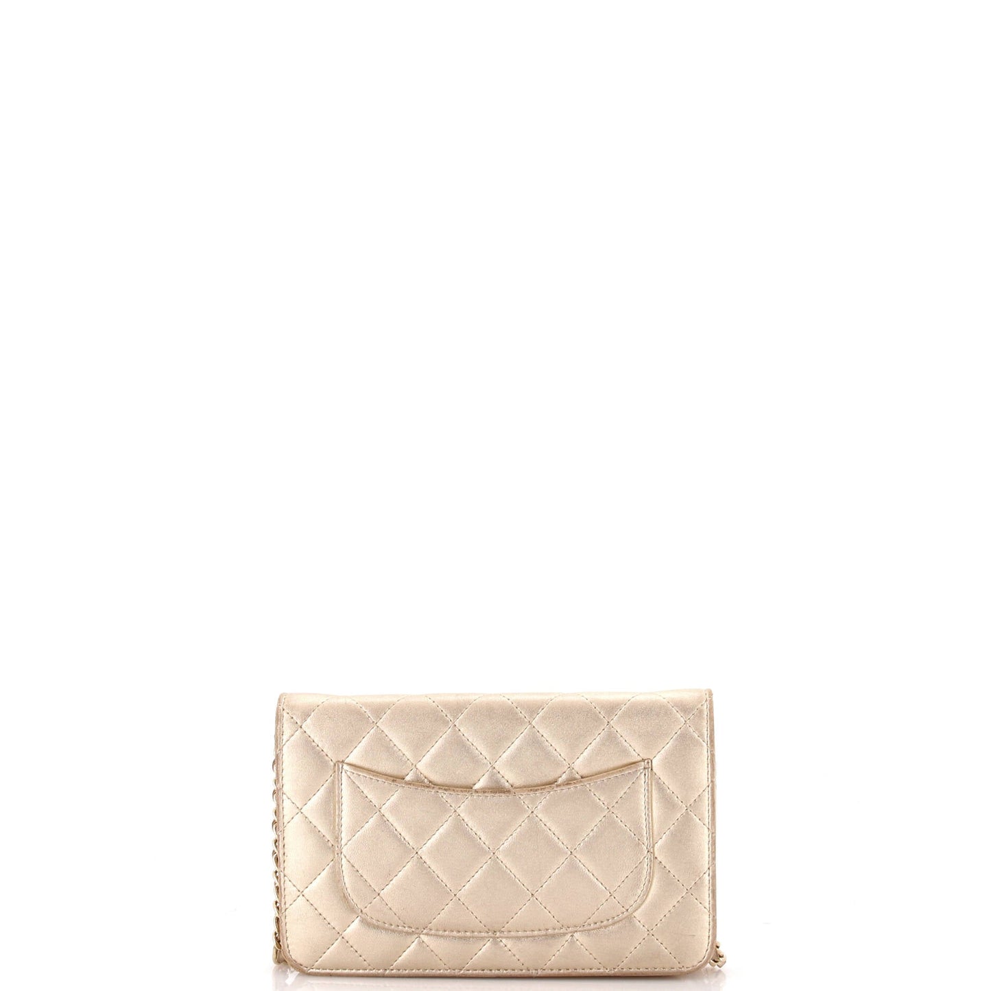 Wallet on Chain Quilted Lambskin