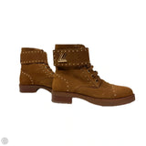 Boots Luxury Designer By Louis Vuitton In Tan, Size: 6.5