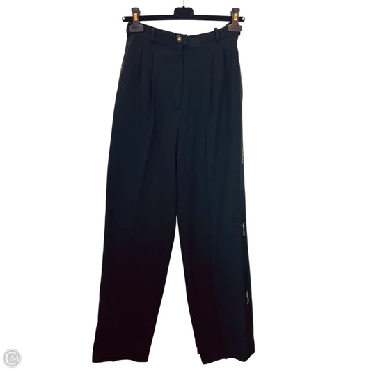FLASH 25% off - Pants Luxury Designer By Chanel In Black, Size: 6