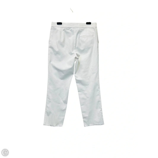 FLASH 25% off - Pants Luxury Designer By Chanel In White, Size: 8