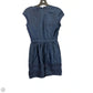 Dress Luxury Designer By Burberry In Blue, Size: 2