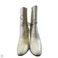 Boots Luxury Designer By Gucci In White, Size: 9