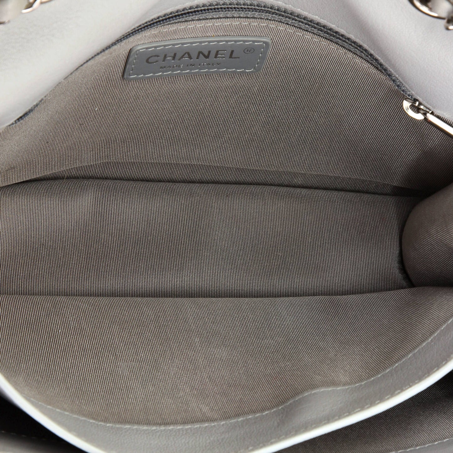CC Box Flap Bag Quilted Calfskin Small