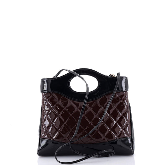 31 Shopping Bag Quilted Patent Mini