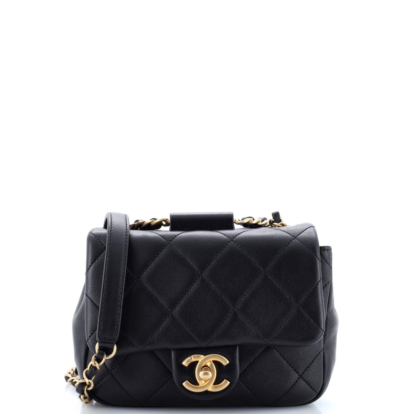 In The Loop Flap Bag Quilted Lambskin Small