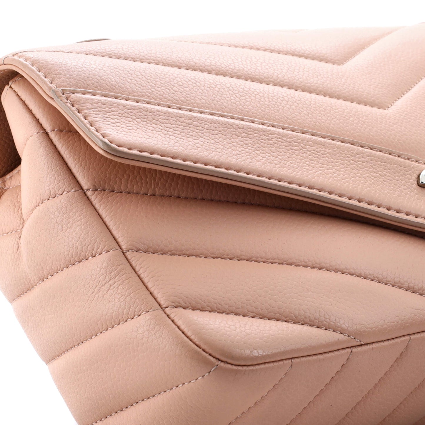 Data Center Envelope Flap Bag Chevron Caviar Large