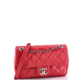 Coco Shine Flap Bag Quilted Patent Small