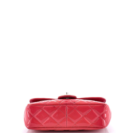 Coco Shine Flap Bag Quilted Patent Small