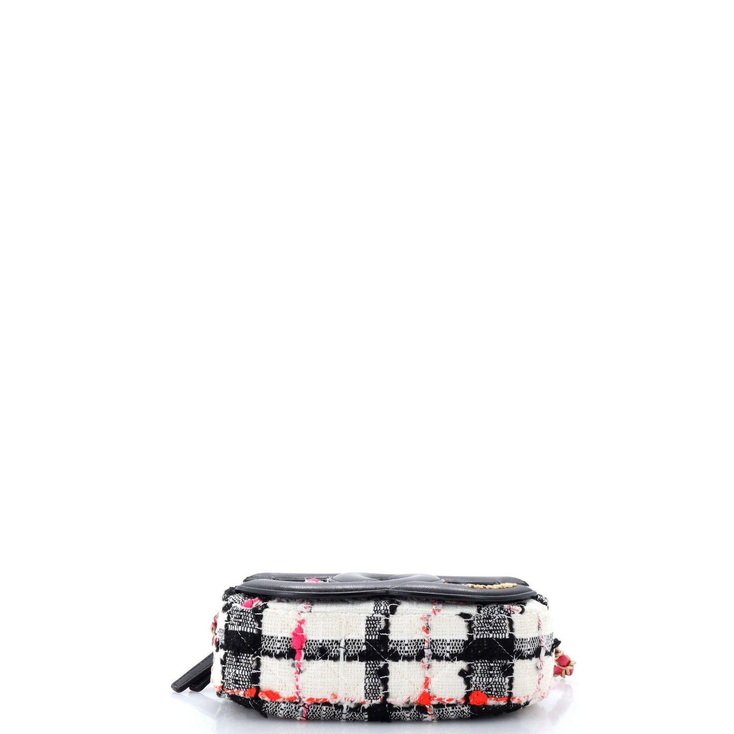 Coco Midnight Camera Case Quilted Tweed and Lambskin Small