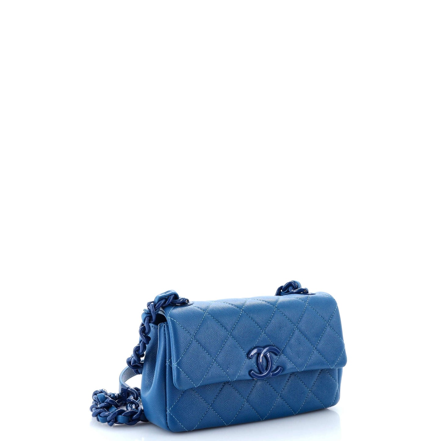 My Everything Flap Bag Quilted Caviar Small