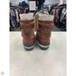 Boots Luxury Designer By Burberry In Brown, Size: 10