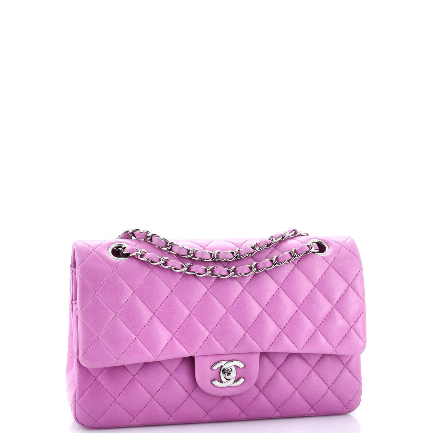Classic Double Flap Bag Quilted Lambskin Medium