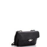 CC Box Flap Bag Quilted Calfskin Small