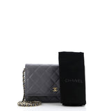 Wallet on Chain Quilted Caviar