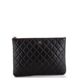 O Case Clutch Quilted Lambskin Medium