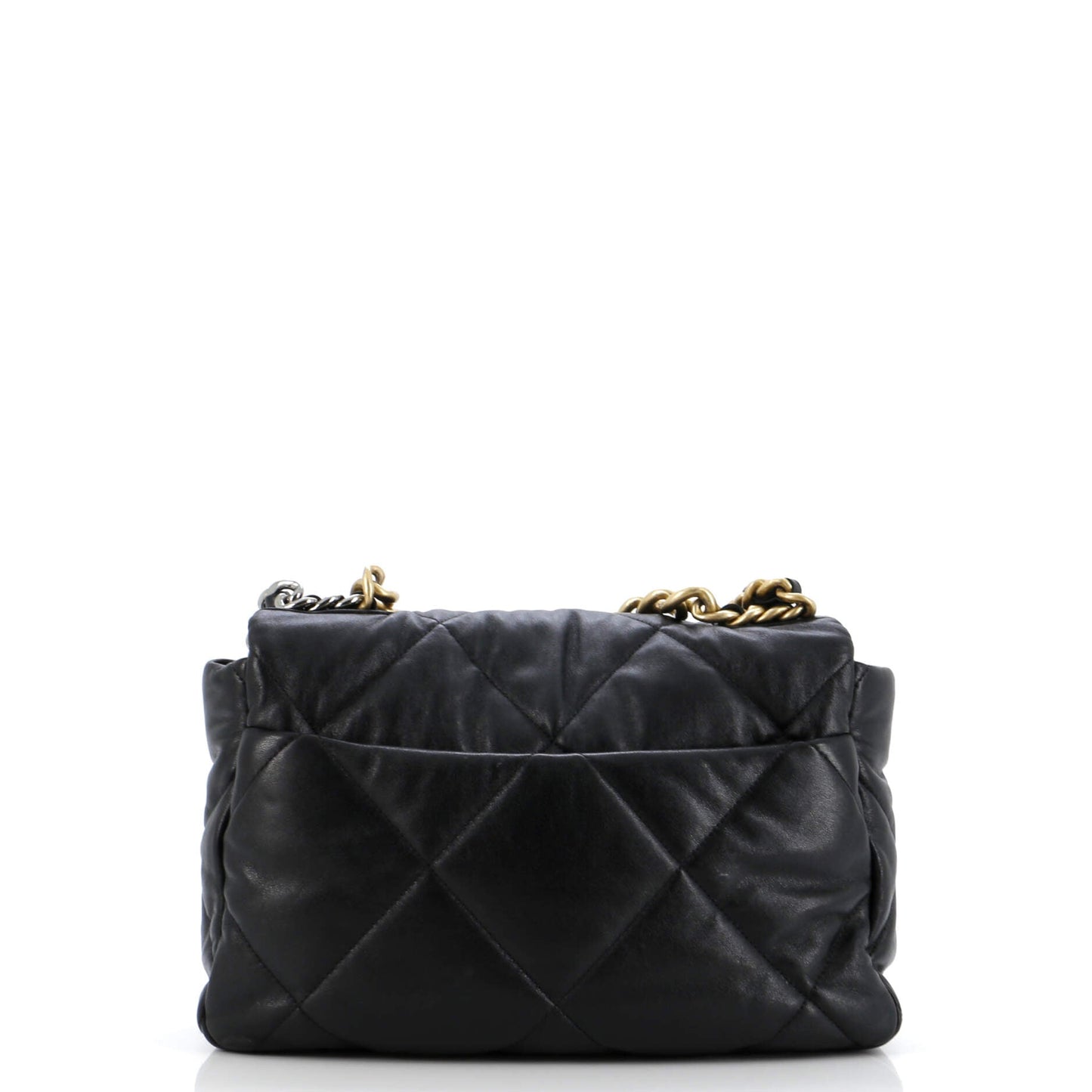 19 Flap Bag Quilted Leather Medium