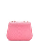 Braided Chic Flap Bag Python Small