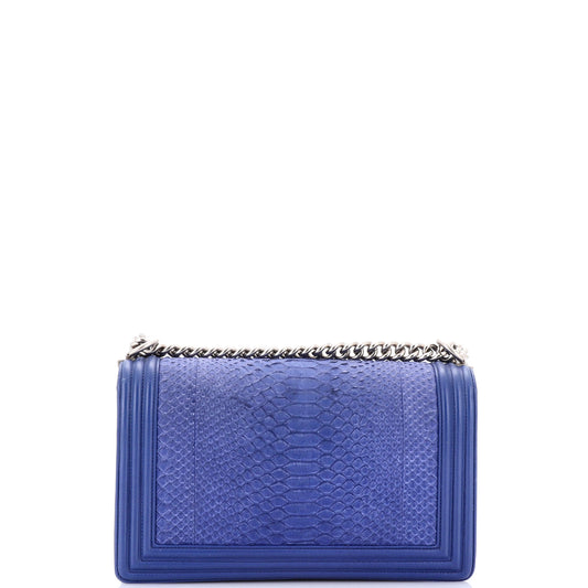 Boy Flap Bag Python New Medium