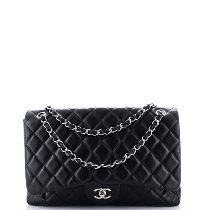 Classic Single Flap Bag Quilted Lambskin Maxi