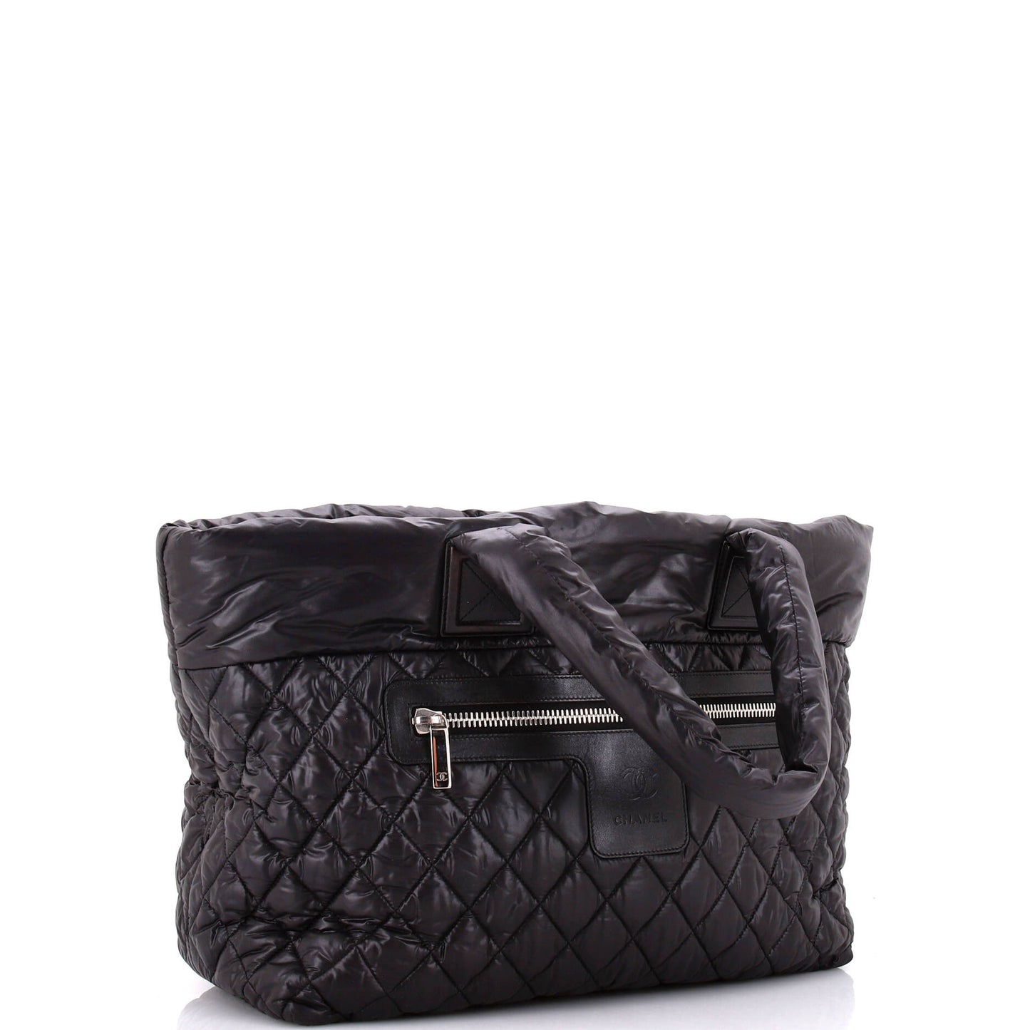 Coco Cocoon Zipped Tote Quilted Nylon Large