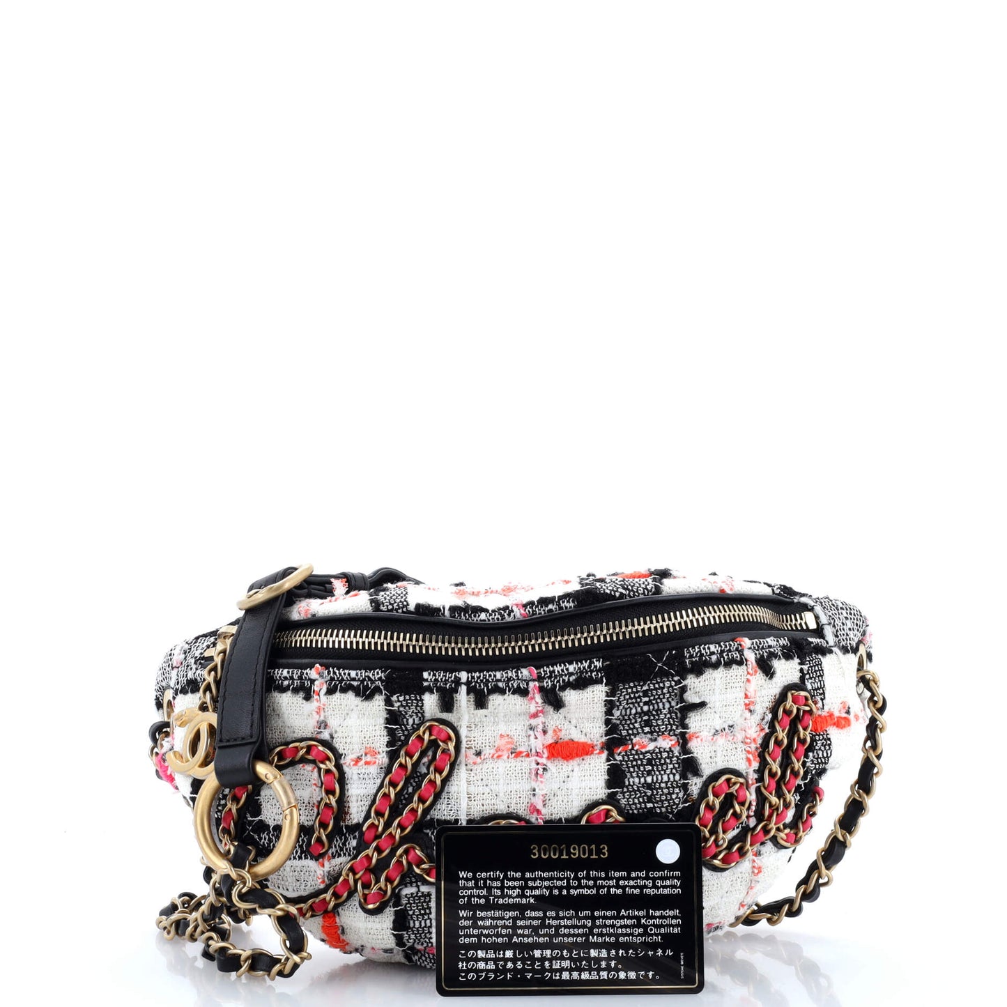 Chain Signe Waist Bag Tweed