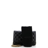 Wallet on Chain Quilted Caviar