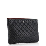 O Case Clutch Quilted Lambskin Medium
