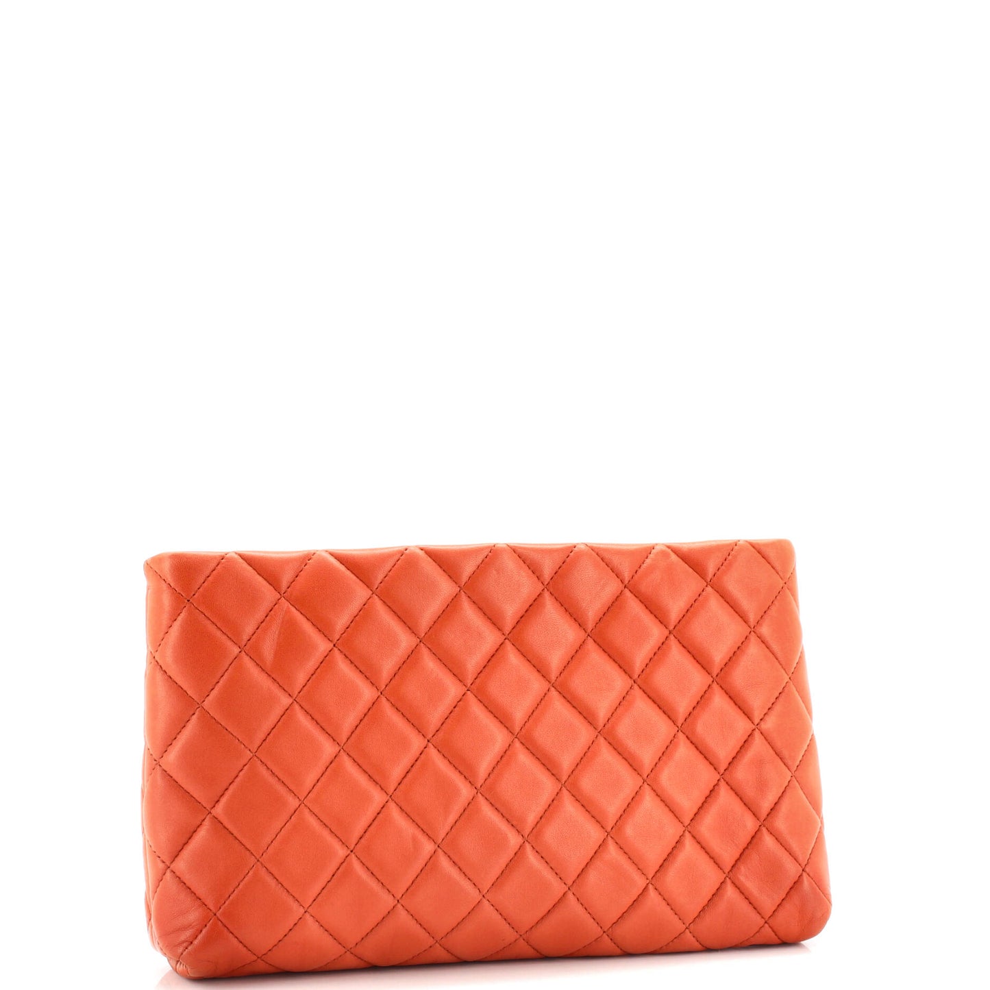 Square Timeless Clutch Quilted Lambskin