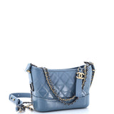 Gabrielle Hobo Quilted Goatskin and Patent Small
