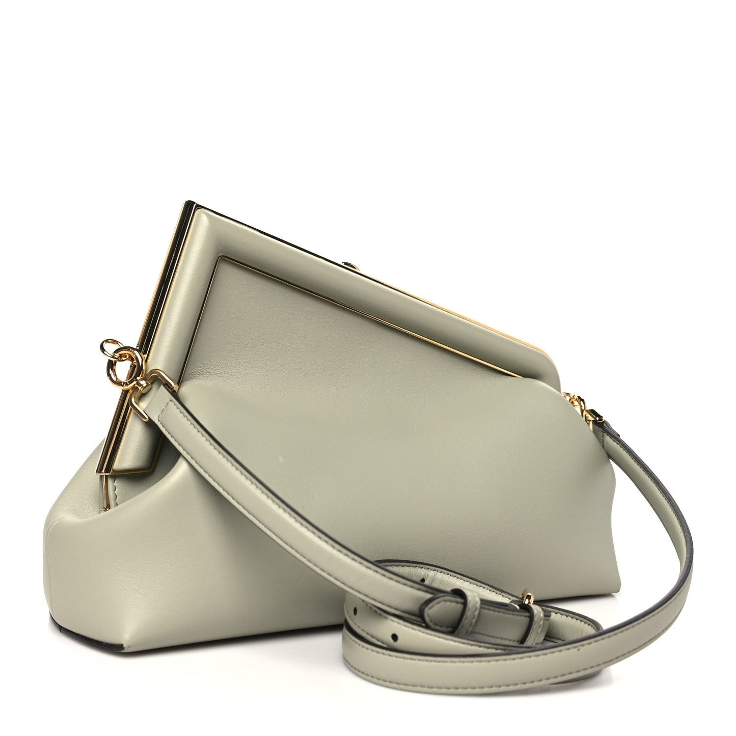 Amelia Shiny Nappa Midi First Green Tea