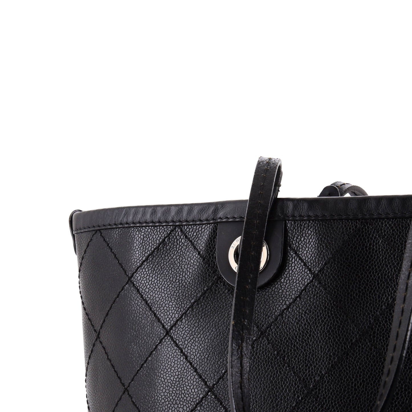Fever Tote Quilted Caviar Medium
