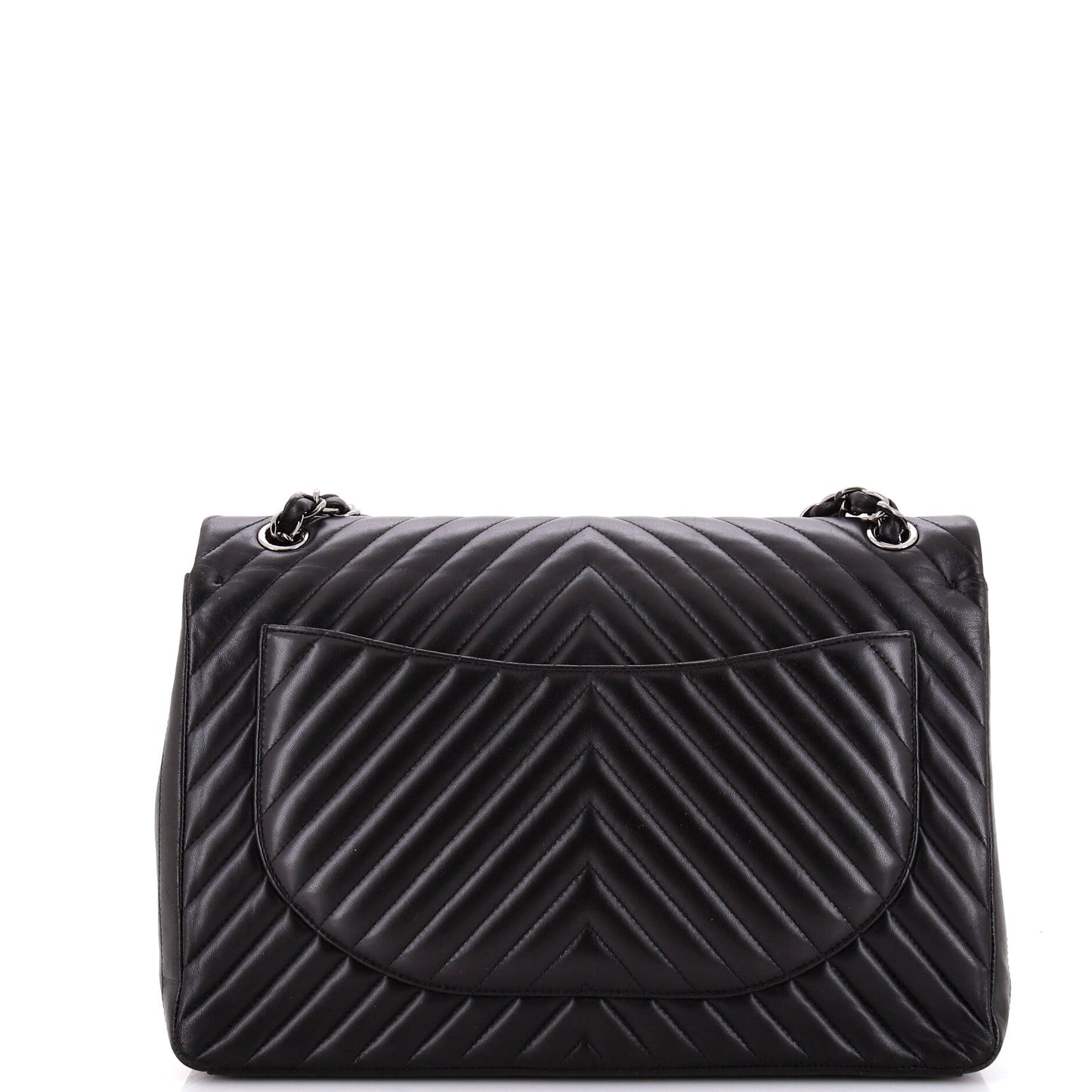 Classic Double Flap Bag Chevron Lambskin Maxi