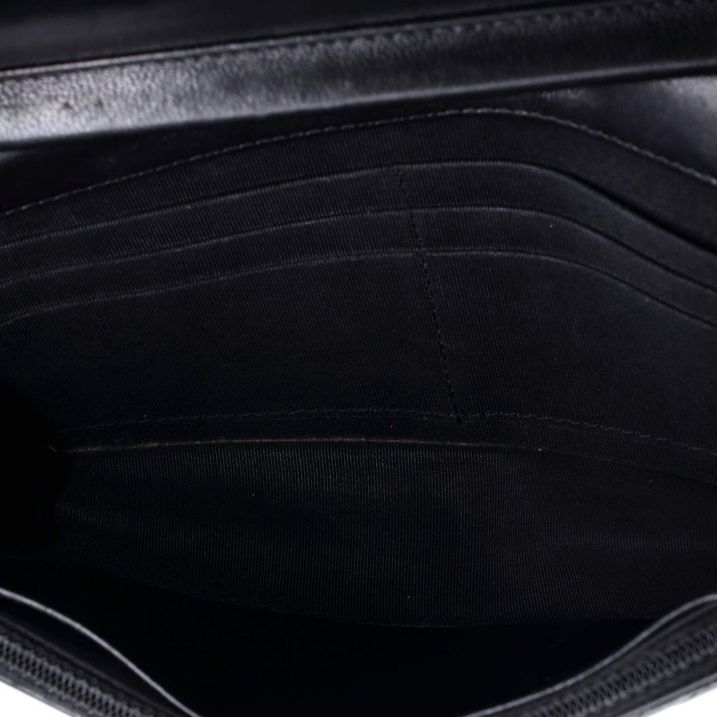 Wallet on Chain Chevron Lambskin