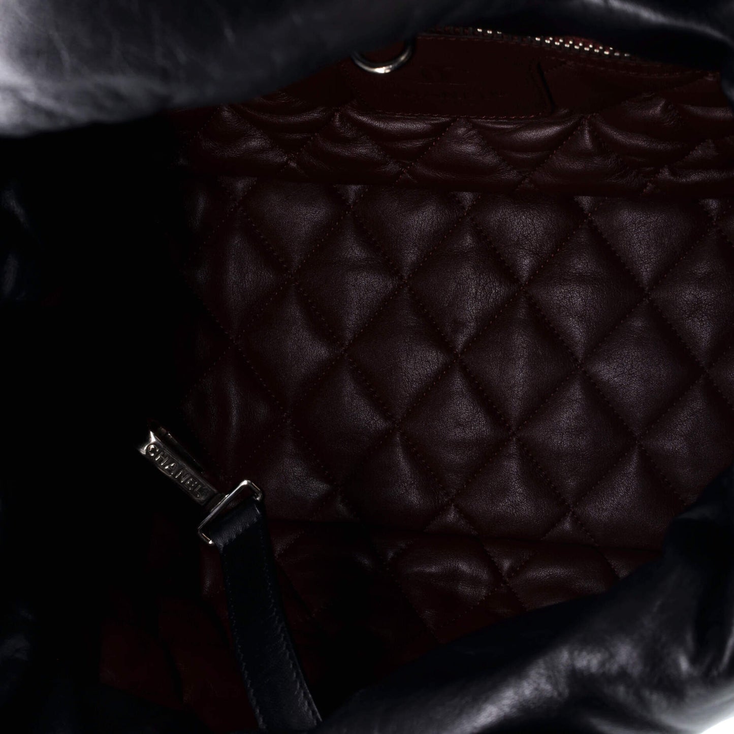 Coco Cocoon Reversible Tote Quilted Lambskin Small