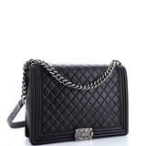 Boy Flap Bag Quilted Lambskin Large