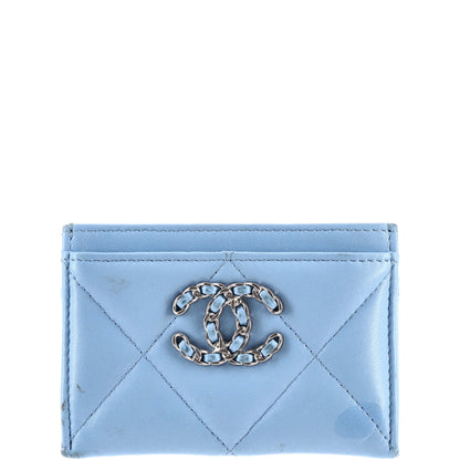 19 Card Holder Quilted Leather