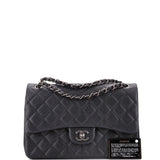 Classic Double Flap Bag Quilted Caviar Jumbo
