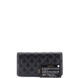L-Yen Wallet Quilted Caviar