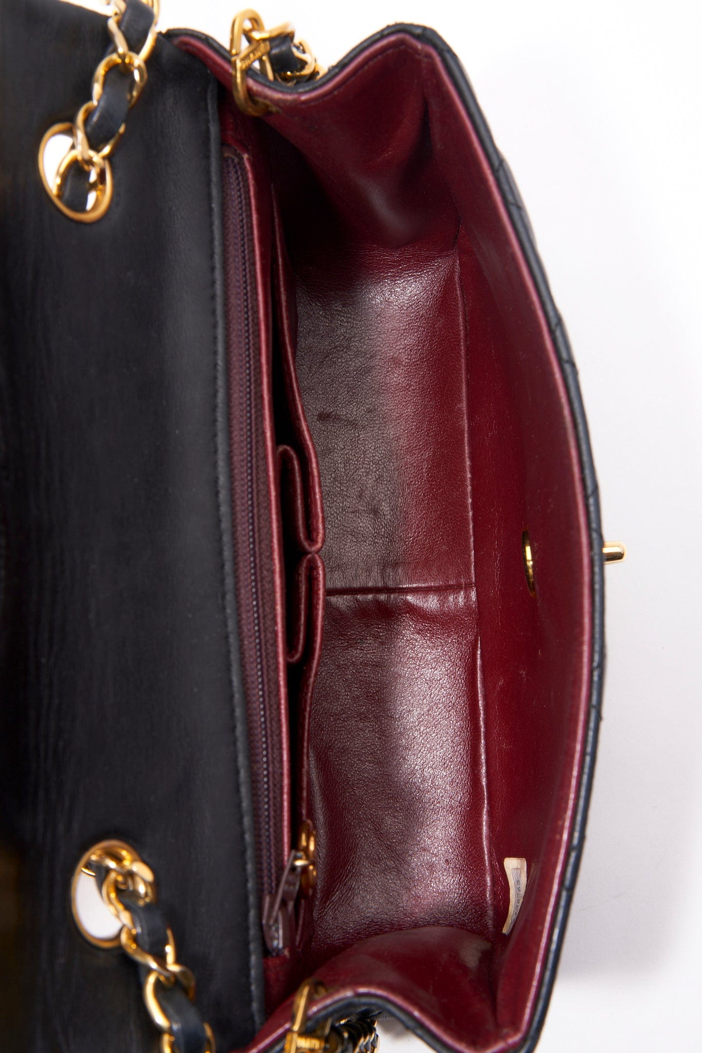 Chanel   Black Small Square Classic Flap with 24k gold plated hardware