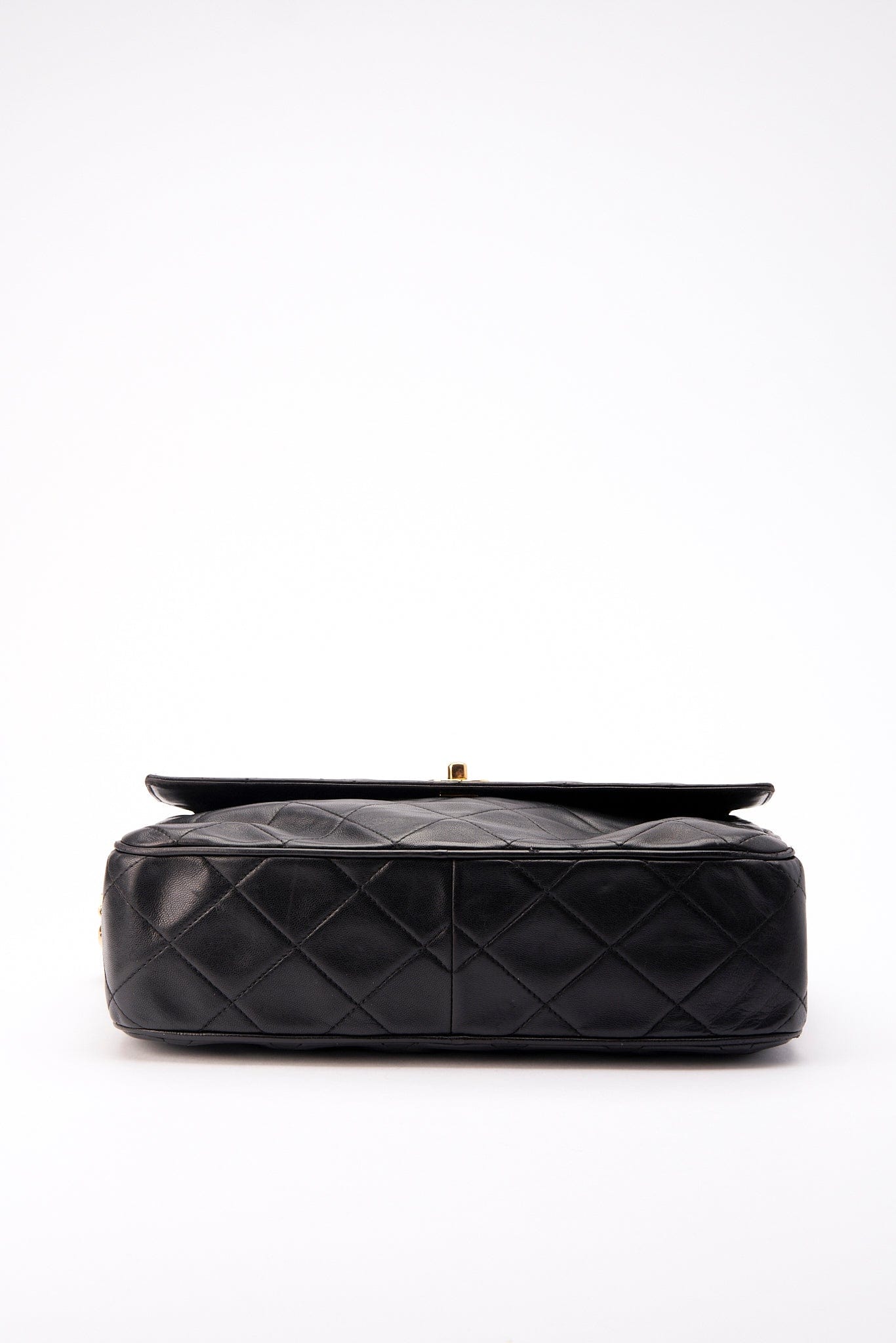 Chanel Quilted Black Camera Crossbody Bag