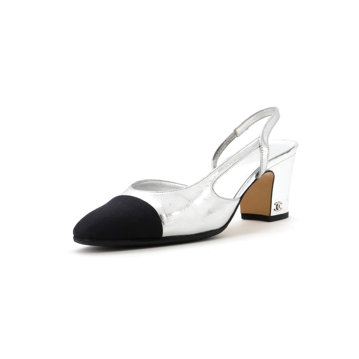 Women’s Cap Toe Slingback Pumps Leather