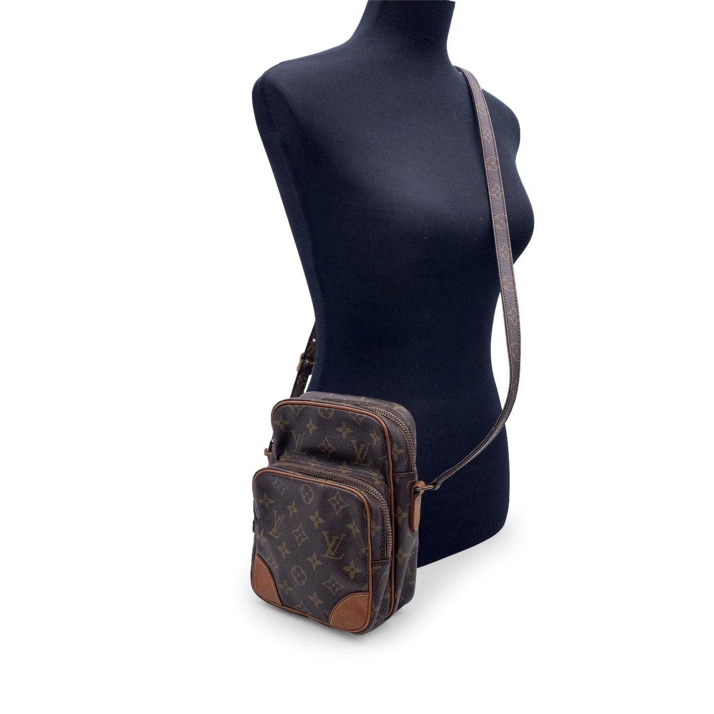LOUIS VUITTON   Monogram Canvas Amazone Pm Crossbody Bag