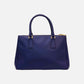 PRADA Double Zip Purple Tote Bag