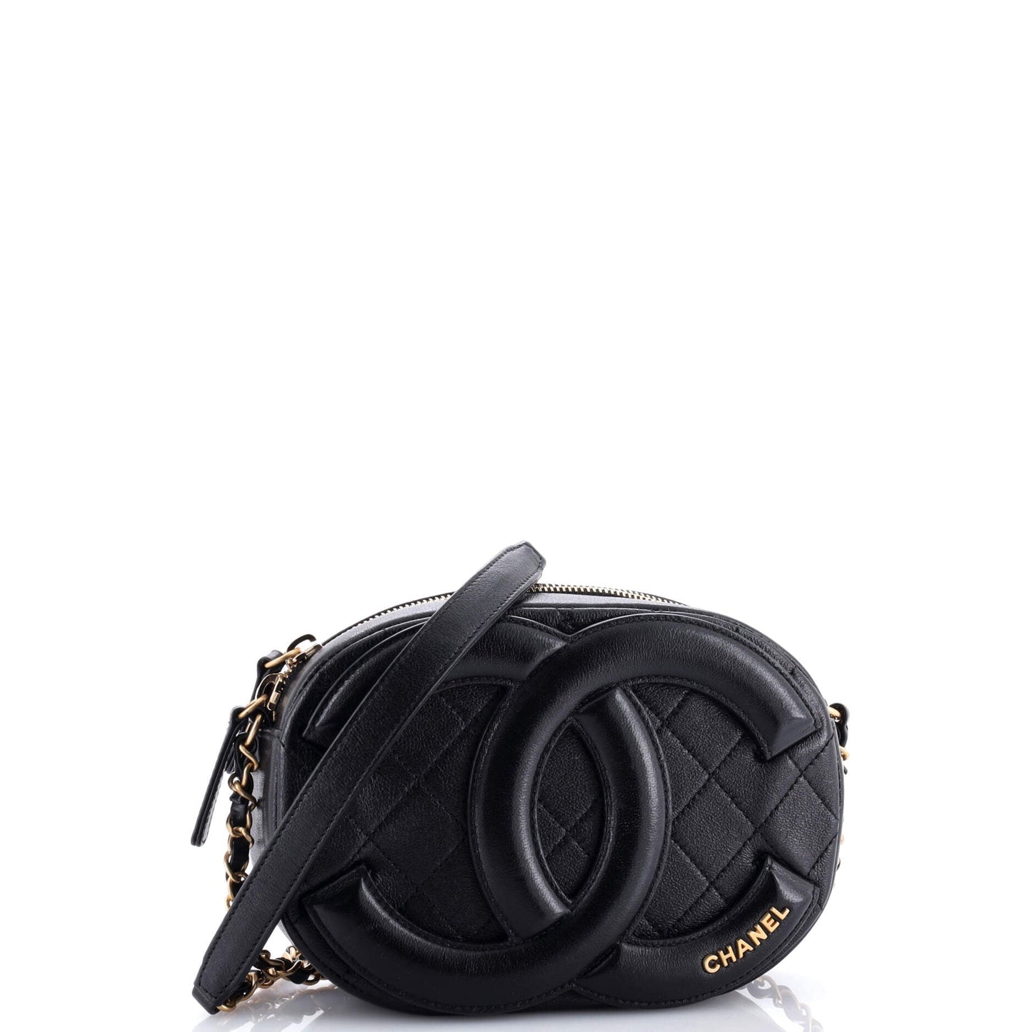 Coco Midnight Camera Case Quilted Lambskin Small