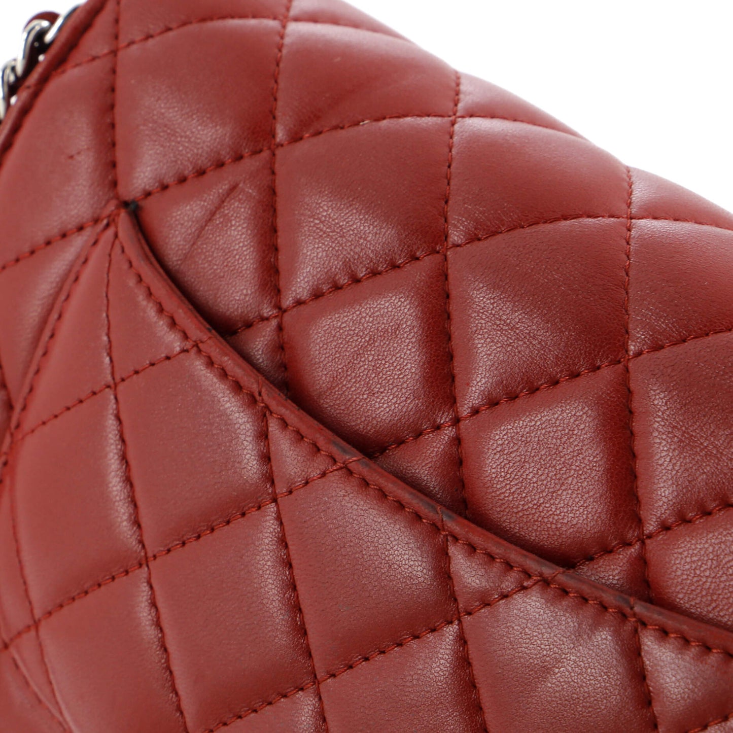 Wallet on Chain Quilted Lambskin